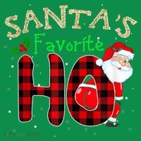 Christmas Santa's Favorite Ho Xmas Pajama Funny Naughty Toddler T-Shirt thumb 4