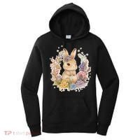 Cute Springtime Floral Baby Bunny Rabbit Women's Hoodie thumb 0