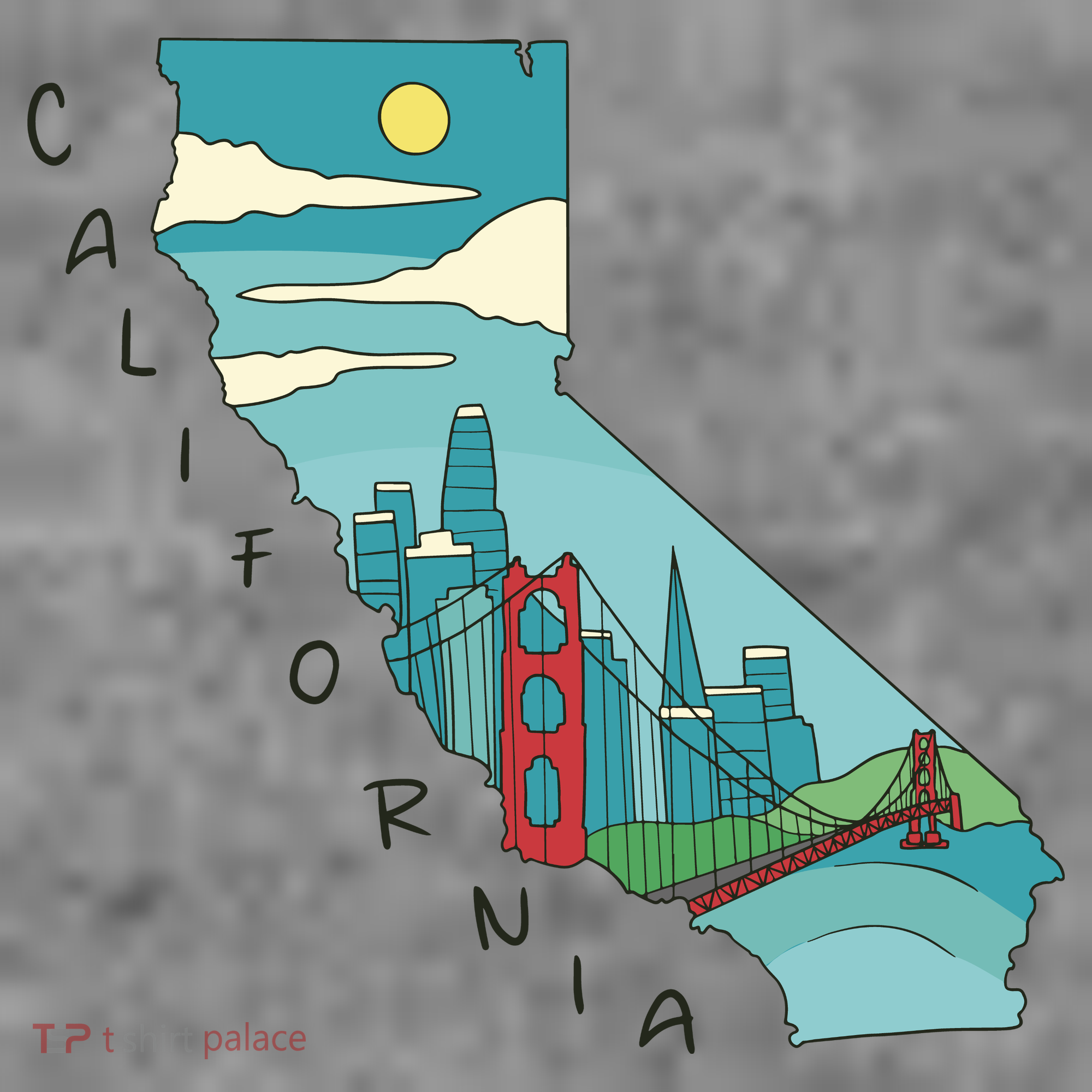 California San Francisco View Toddler Hoodie