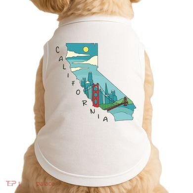 California San Francisco View Doggie Tank