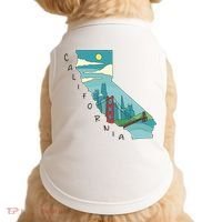 California San Francisco View Doggie Tank thumb 0