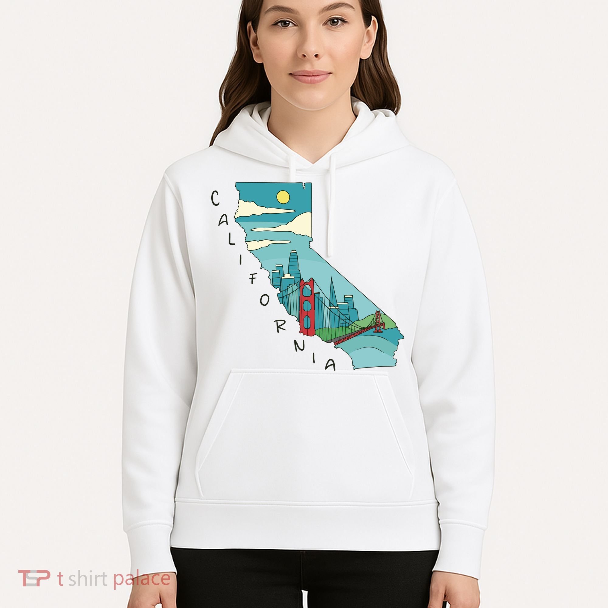 California San Francisco View Hoodie