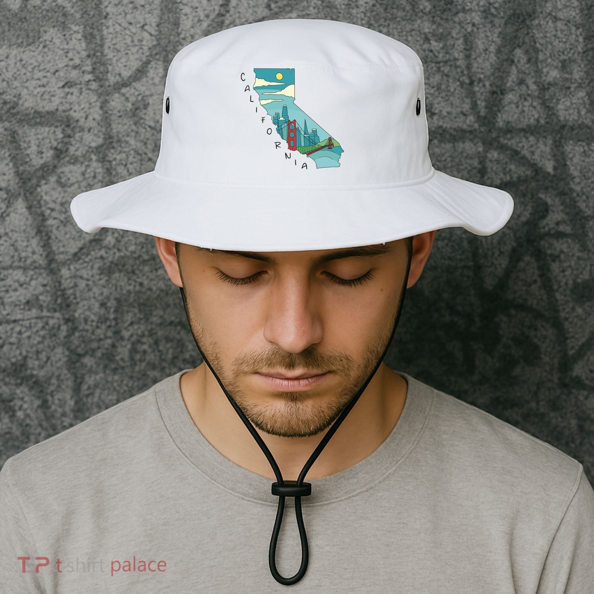 California San Francisco View Bucket Hat