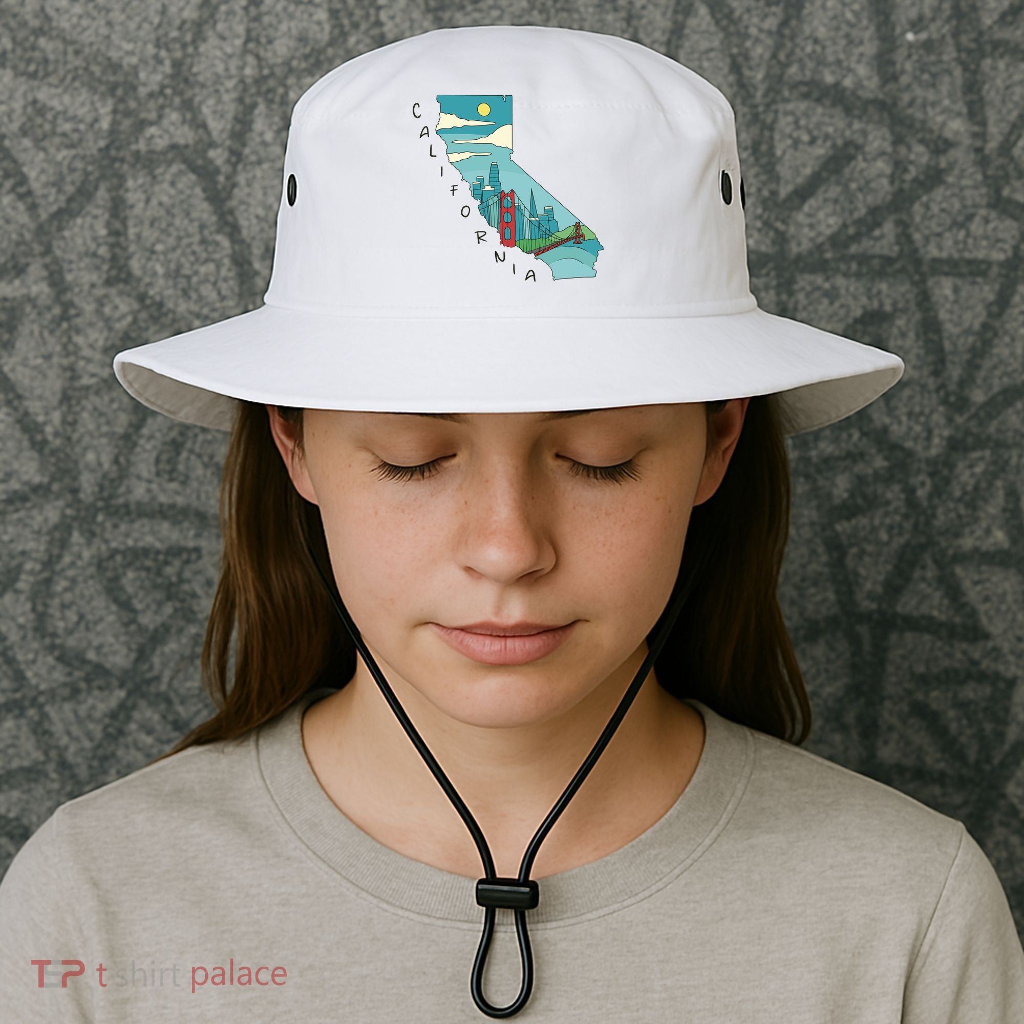 California San Francisco View Bucket Hat