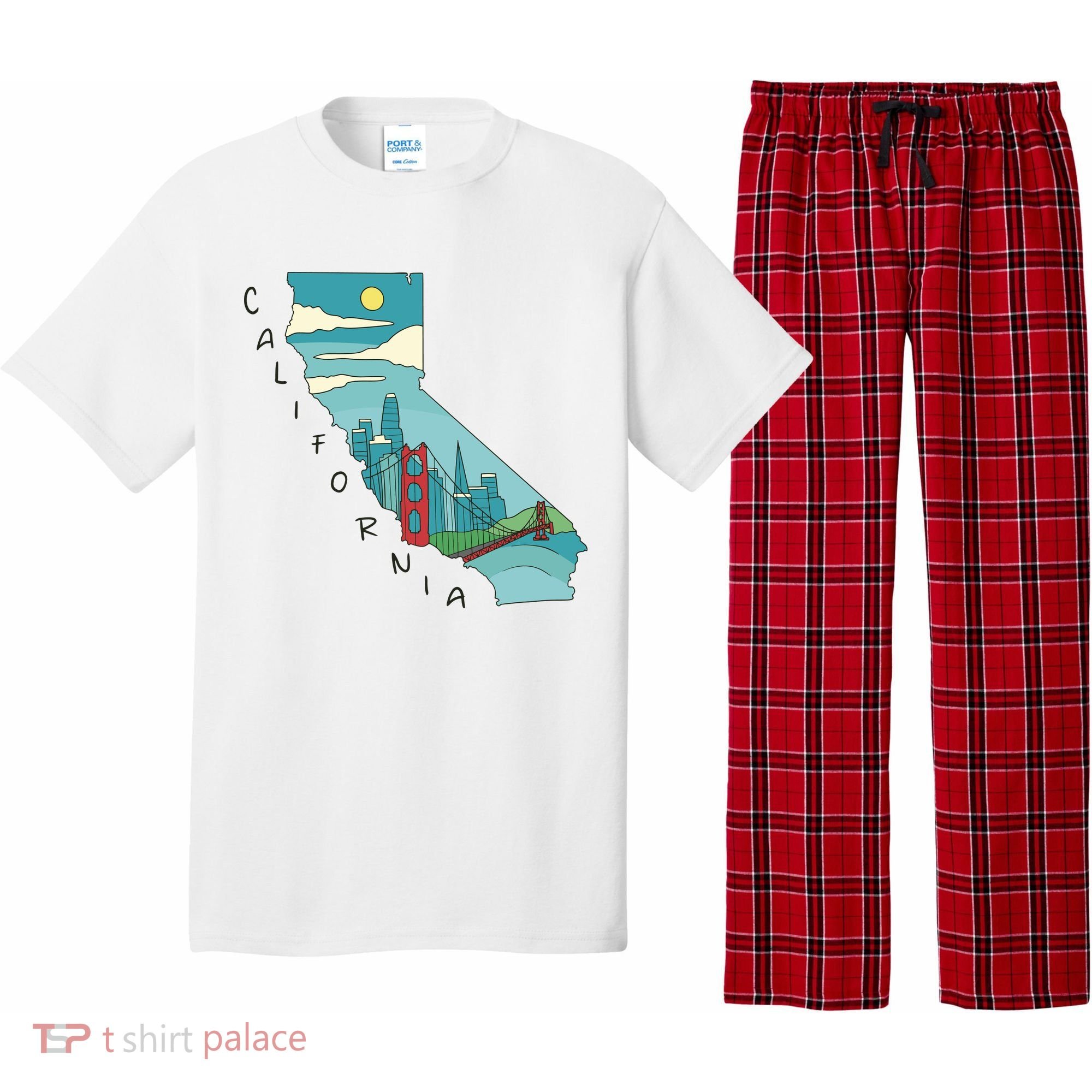California San Francisco View Pajama Set
