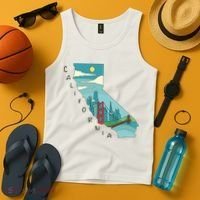California San Francisco View Tank Top thumb 4