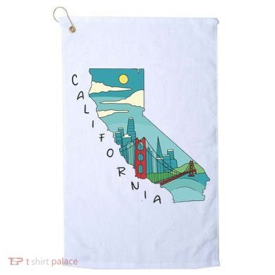 California San Francisco View Golf Towel