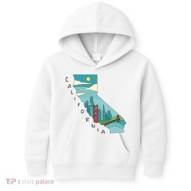 California San Francisco View Kids Hoodie