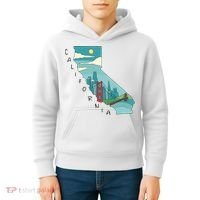 California San Francisco View Kids Hoodie thumb 4
