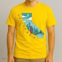 California San Francisco View T-Shirt thumb 3
