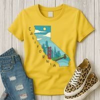 California San Francisco View Women's T-Shirt thumb 3