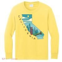 California San Francisco View Kids Long Sleeve Shirt thumb 0