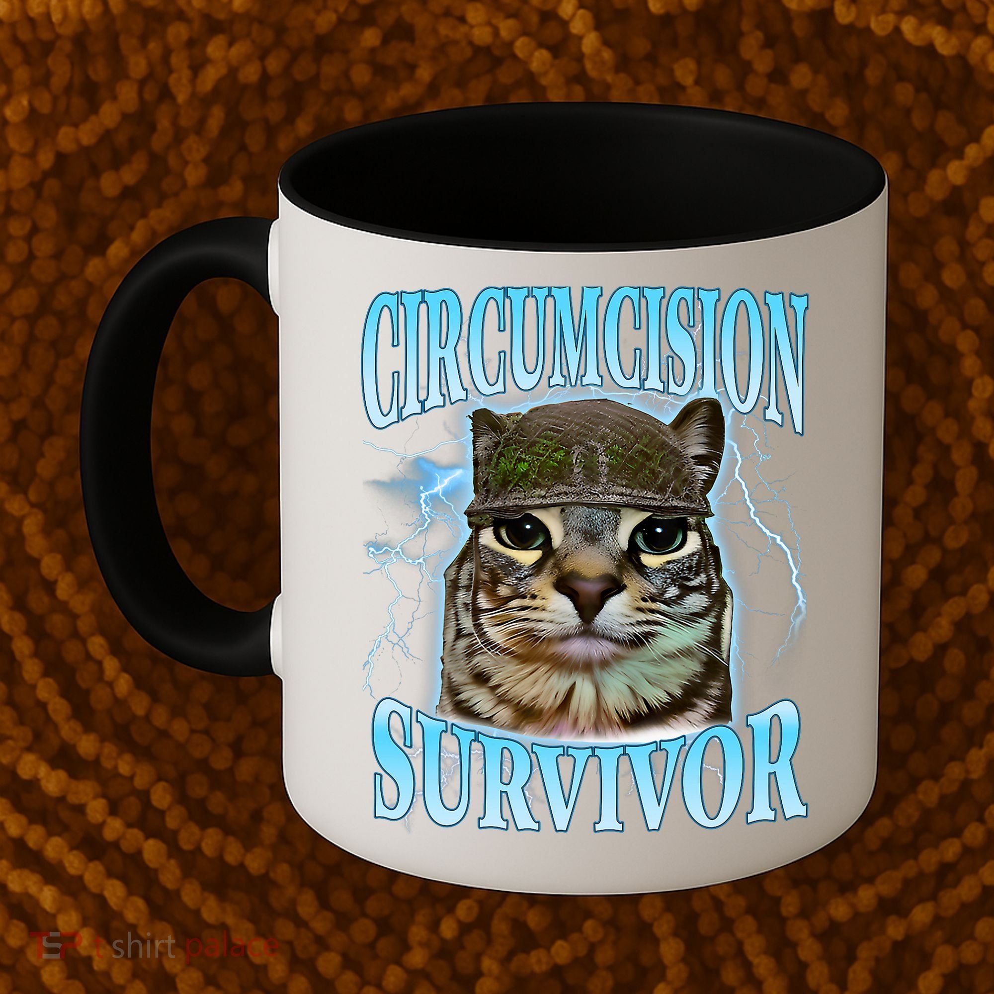 Circumcision Survivor Funny Oddly Specific Cat Meme Cats Coffee Mug