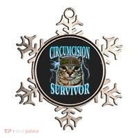 Circumcision Survivor Funny Oddly Specific Cat Meme Cats Ornament thumb 0