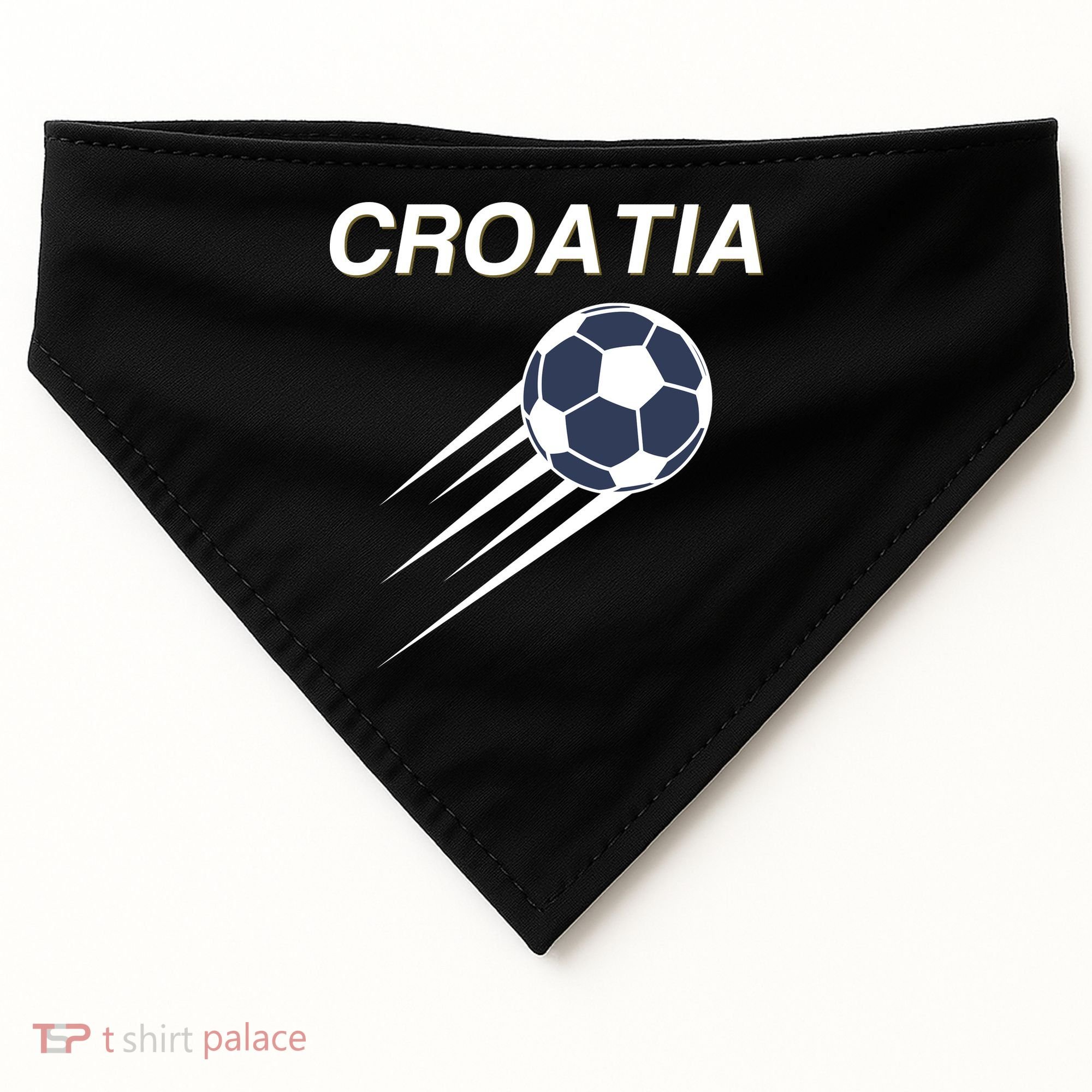 Croatia Soccer Football Croatian USA-Made Doggie Bandana