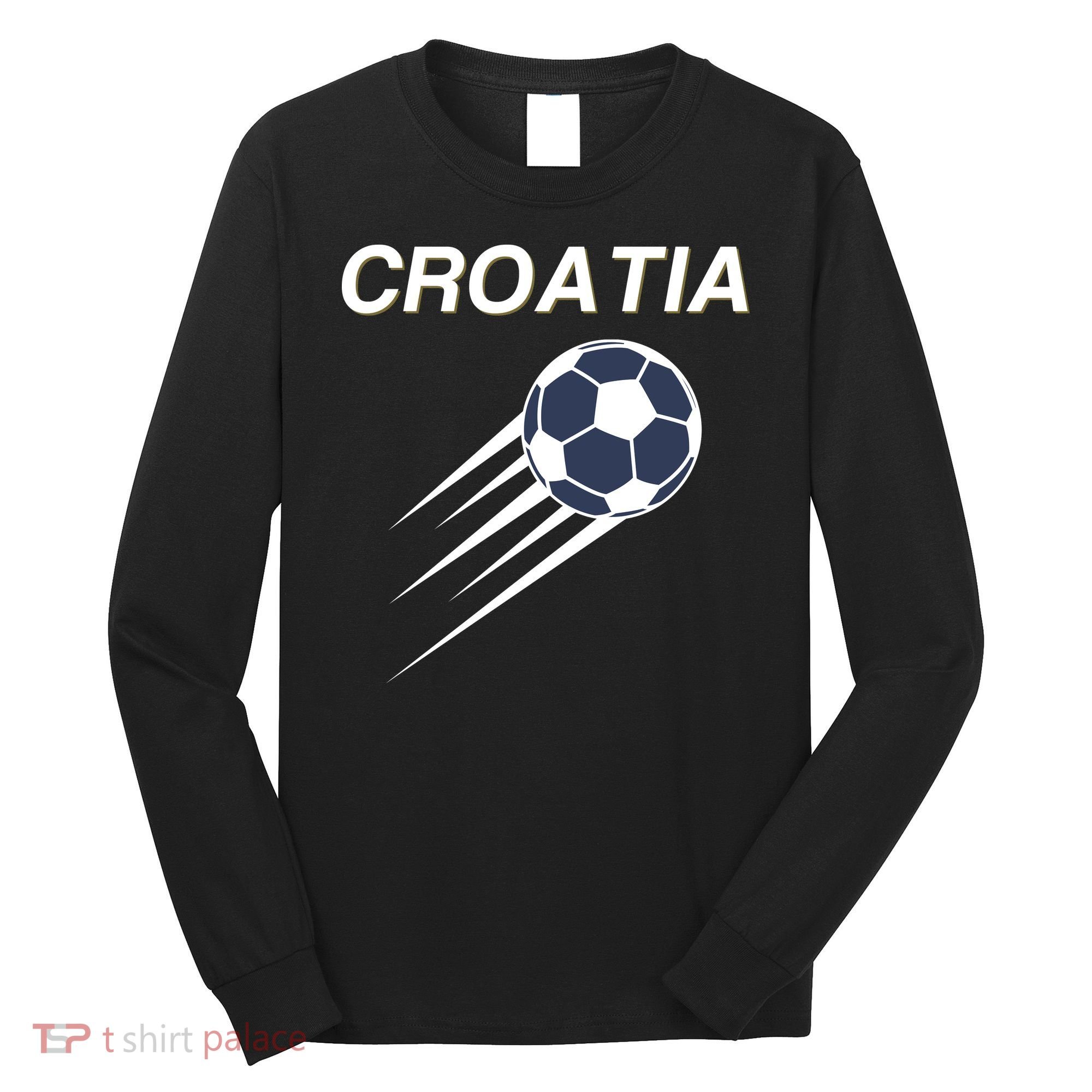 Croatia Soccer Football Croatian Long Sleeve Shirt