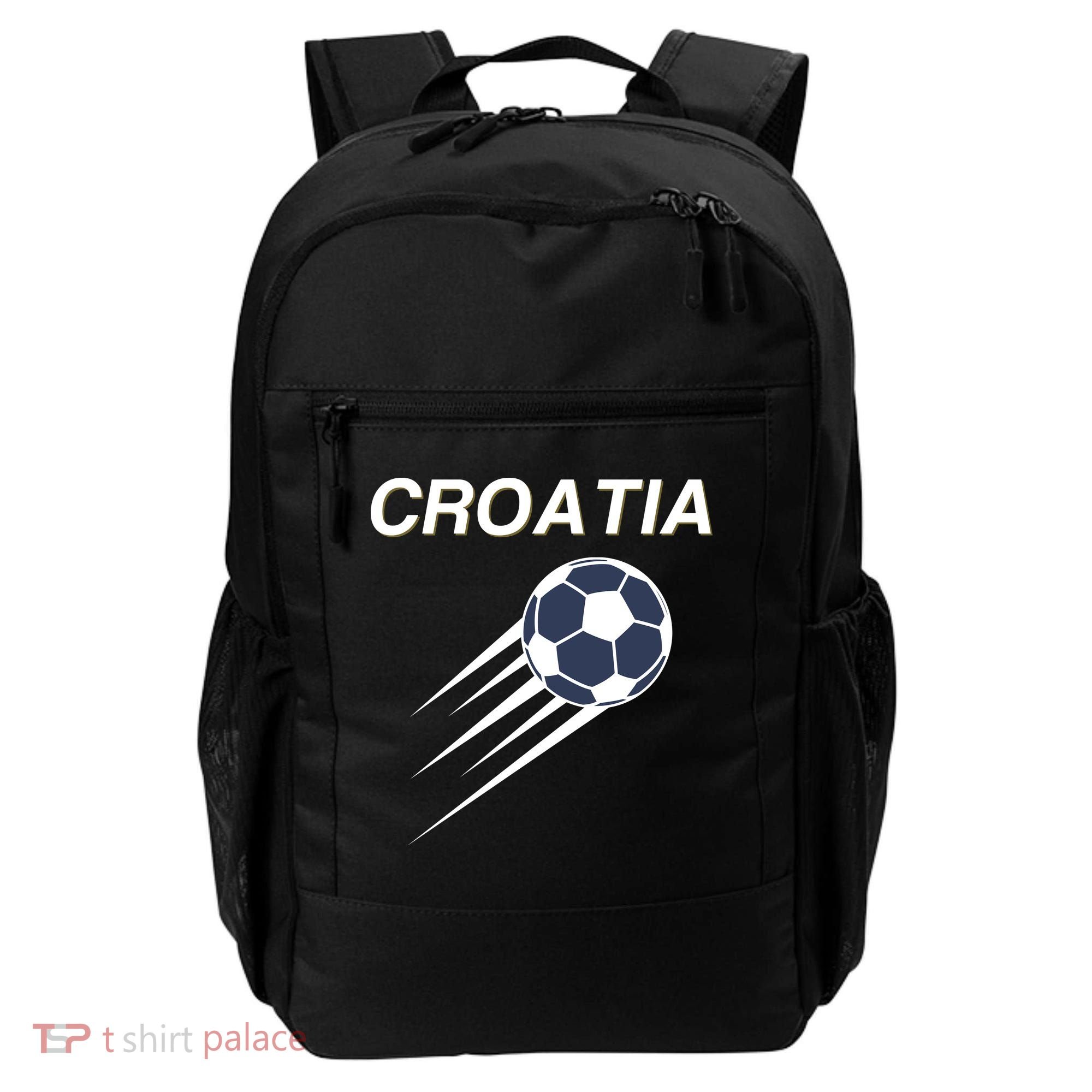 Croatia Soccer Football Croatian Backpack