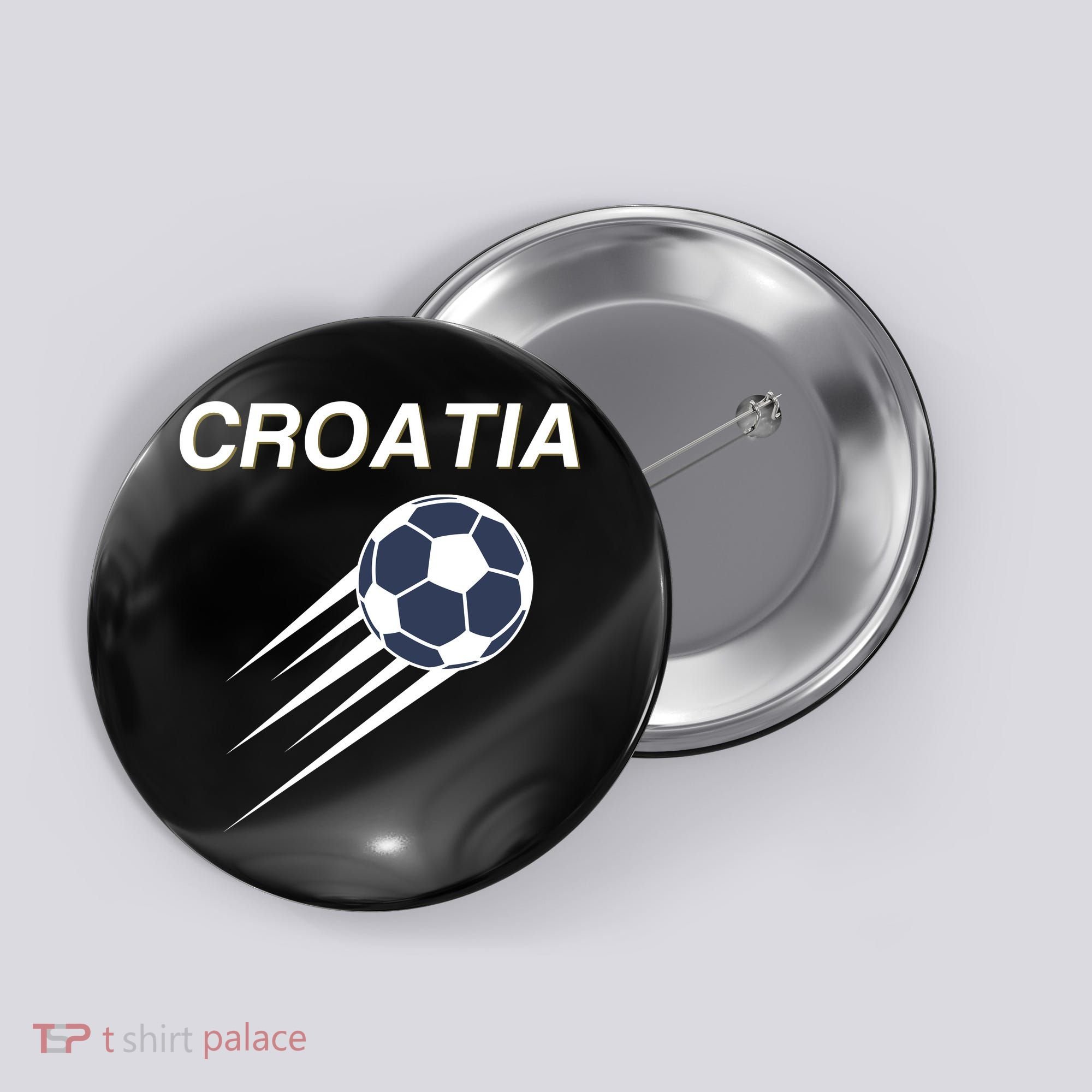 Croatia Soccer Football Croatian Button