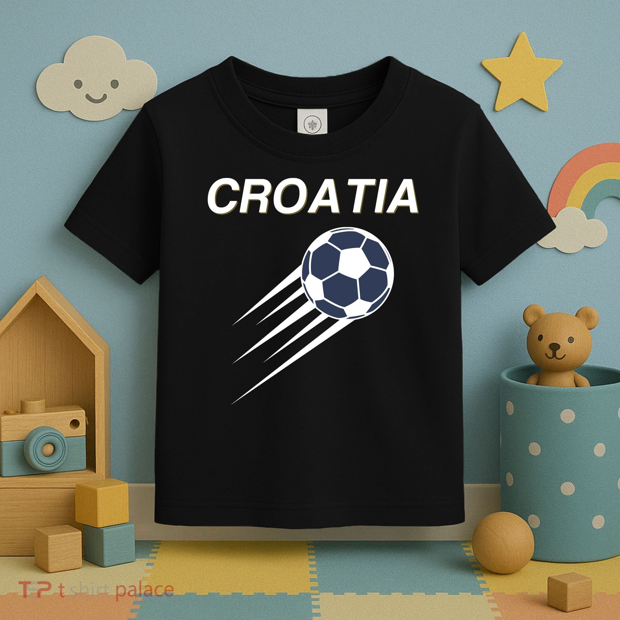 Croatia Soccer Football Croatian Toddler T-Shirt