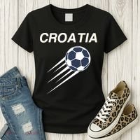 Croatia Soccer Football Croatian Women's T-Shirt thumb 3
