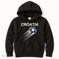 Croatia Soccer Football Croatian Kids Hoodie thumb 0