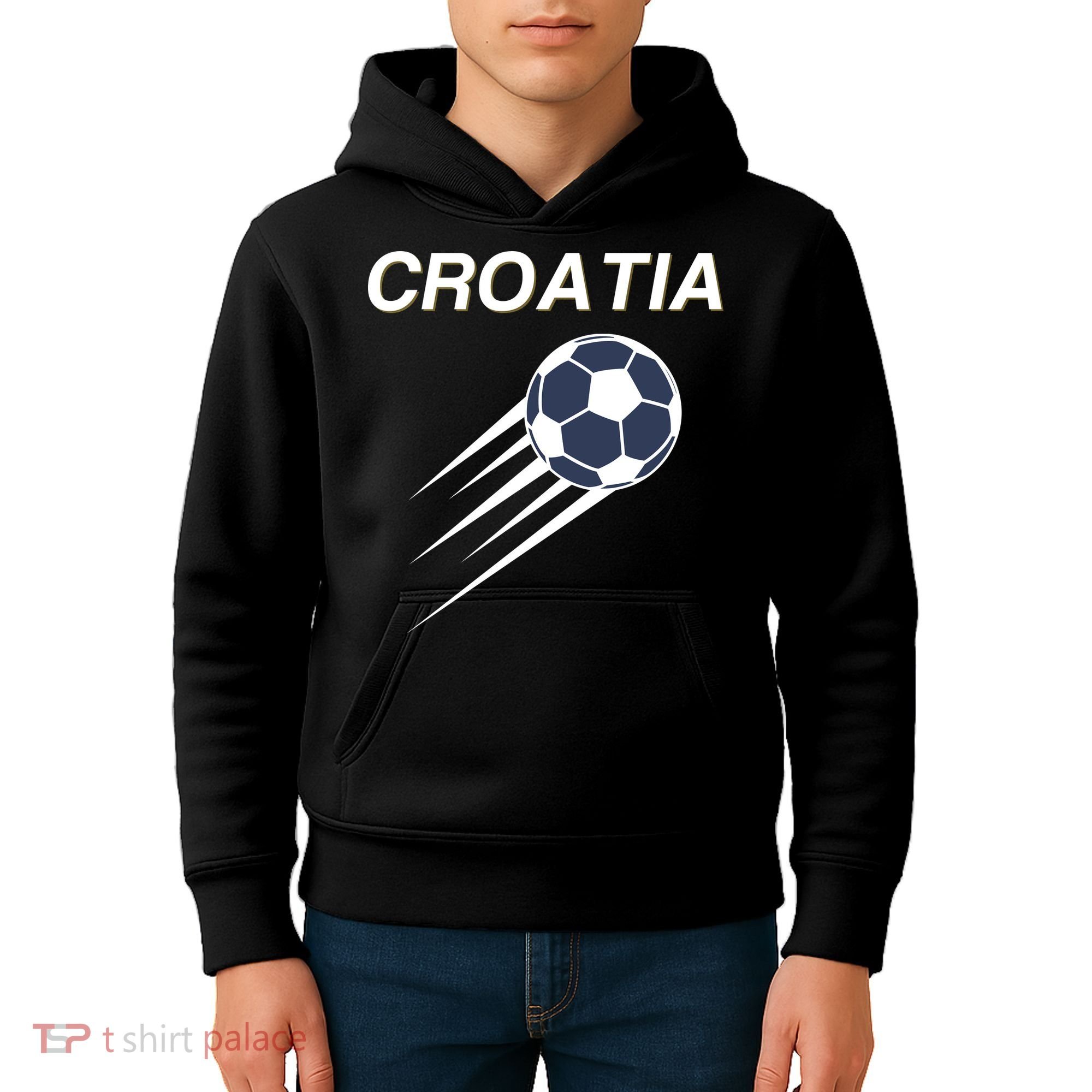 Croatia Soccer Football Croatian Kids Hoodie