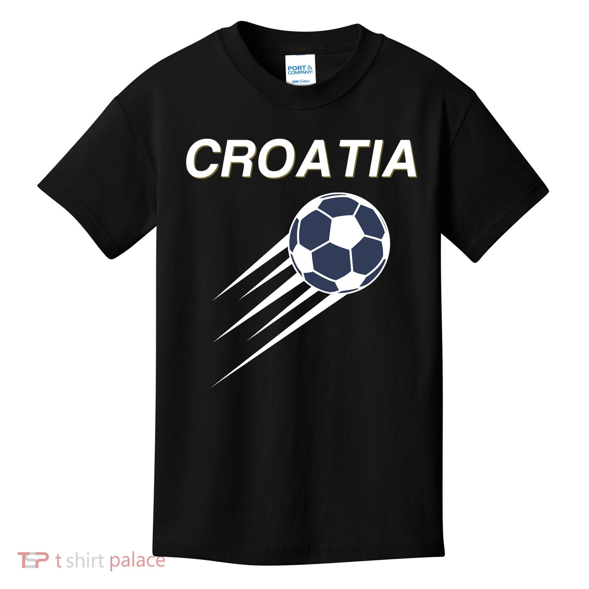 Croatia Soccer Football Croatian Kids T-Shirt