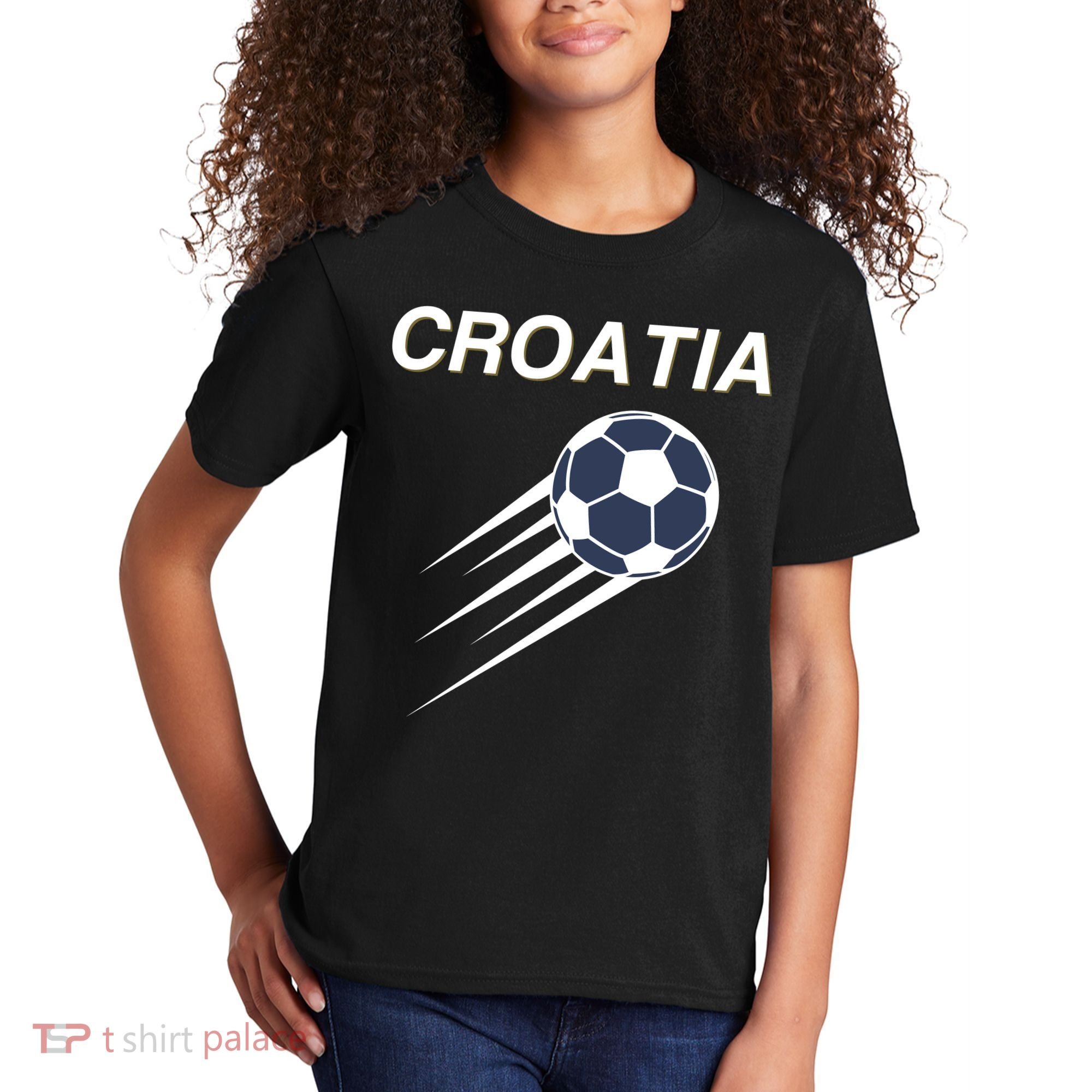 Croatia Soccer Football Croatian Kids T-Shirt