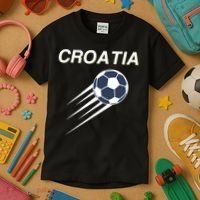 Croatia Soccer Football Croatian Kids T-Shirt thumb 3