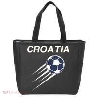 Croatia Soccer Football Croatian Tote Bag thumb 0