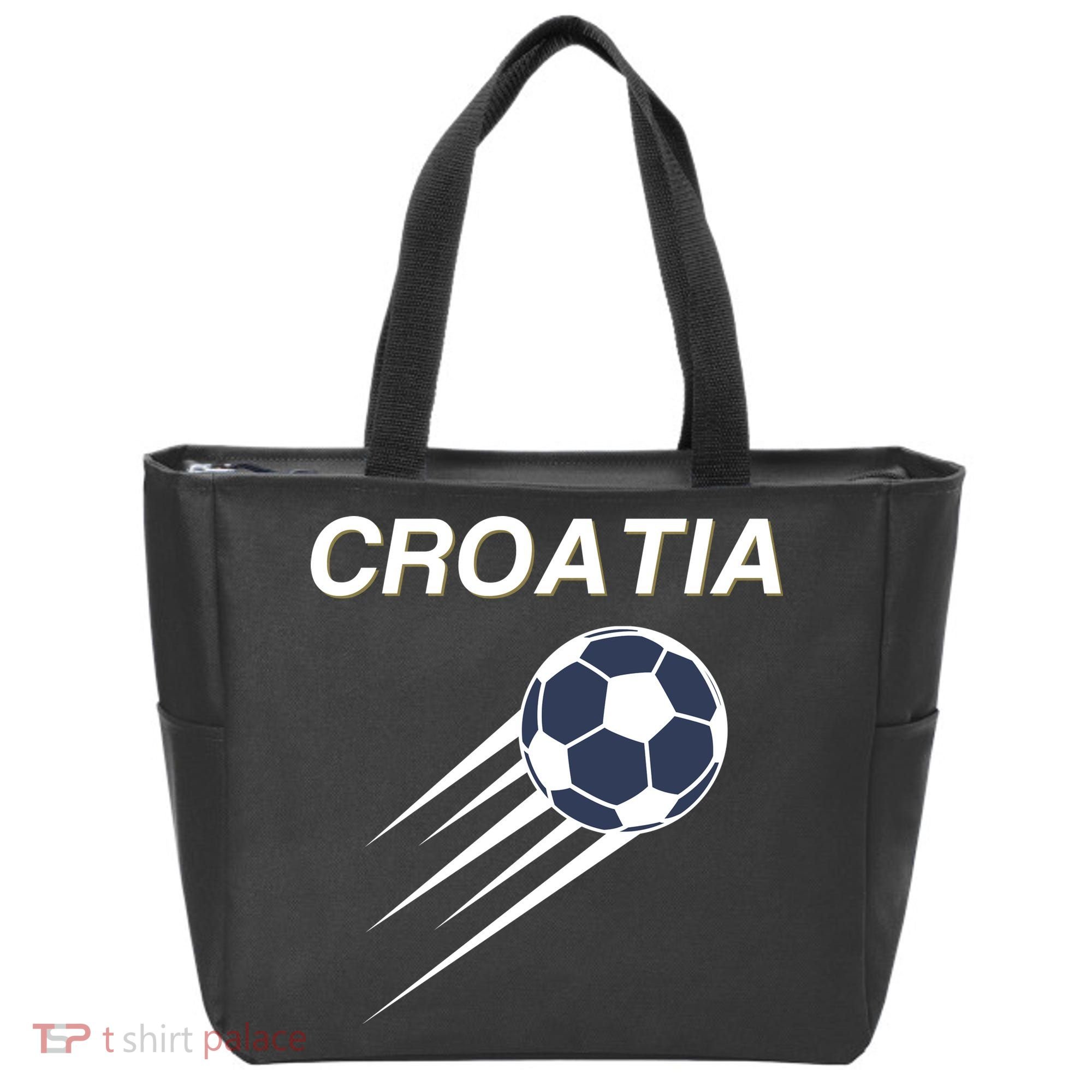 Croatia Soccer Football Croatian Tote Bag