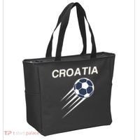 Croatia Soccer Football Croatian Tote Bag thumb 2