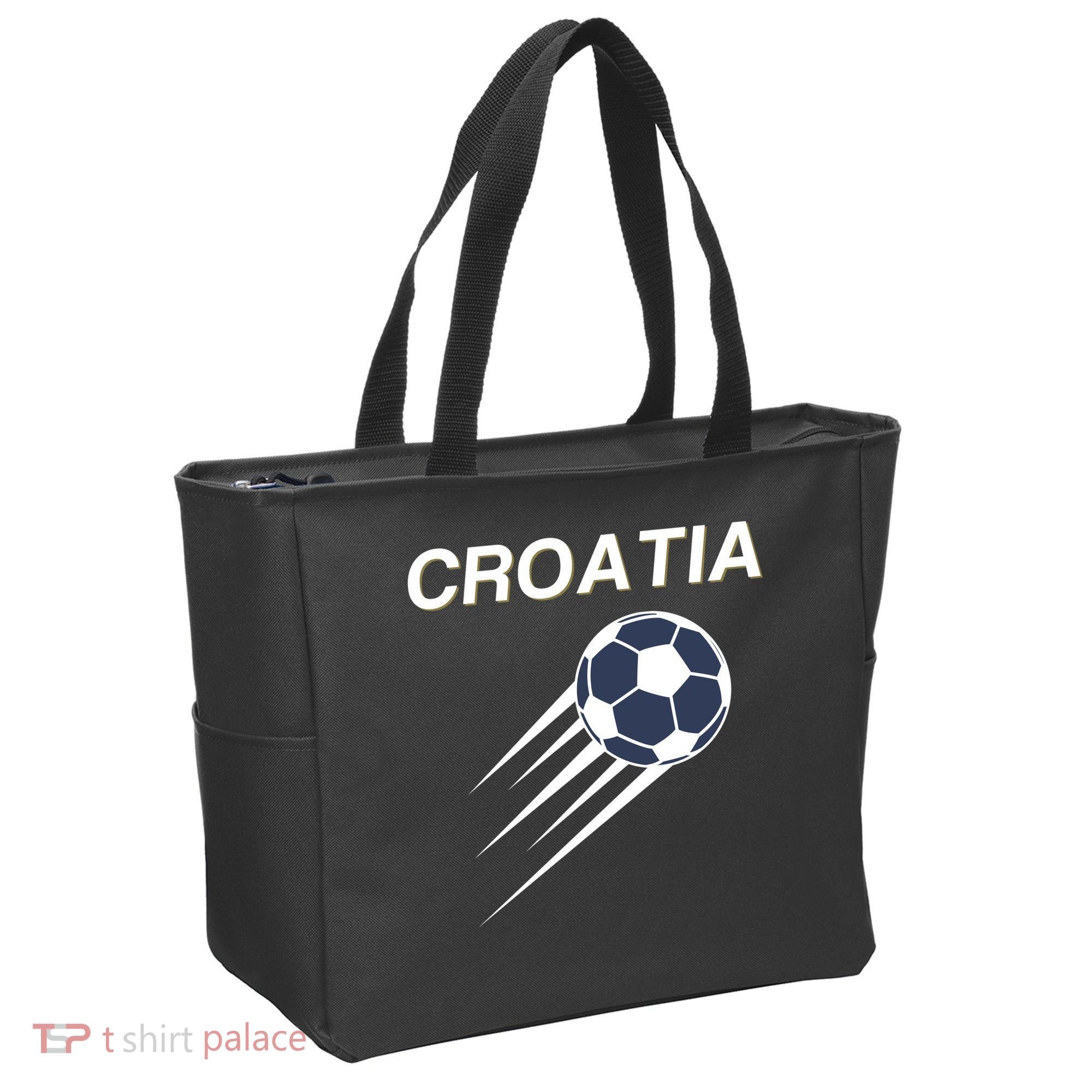 Croatia Soccer Football Croatian Tote Bag