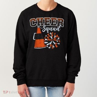 Cheer Squad Funny Cheerleader Cheerleading Orange Women's Sweatshirt
