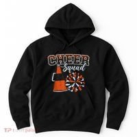 Cheer Squad Funny Cheerleader Cheerleading Orange Hoodie thumb 0