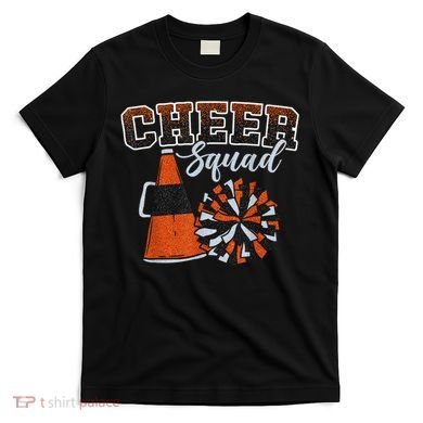 Cheer Squad Funny Cheerleader Cheerleading Orange T-Shirt