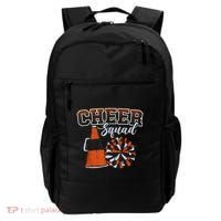 Cheer Squad Funny Cheerleader Cheerleading Orange Backpack thumb 0