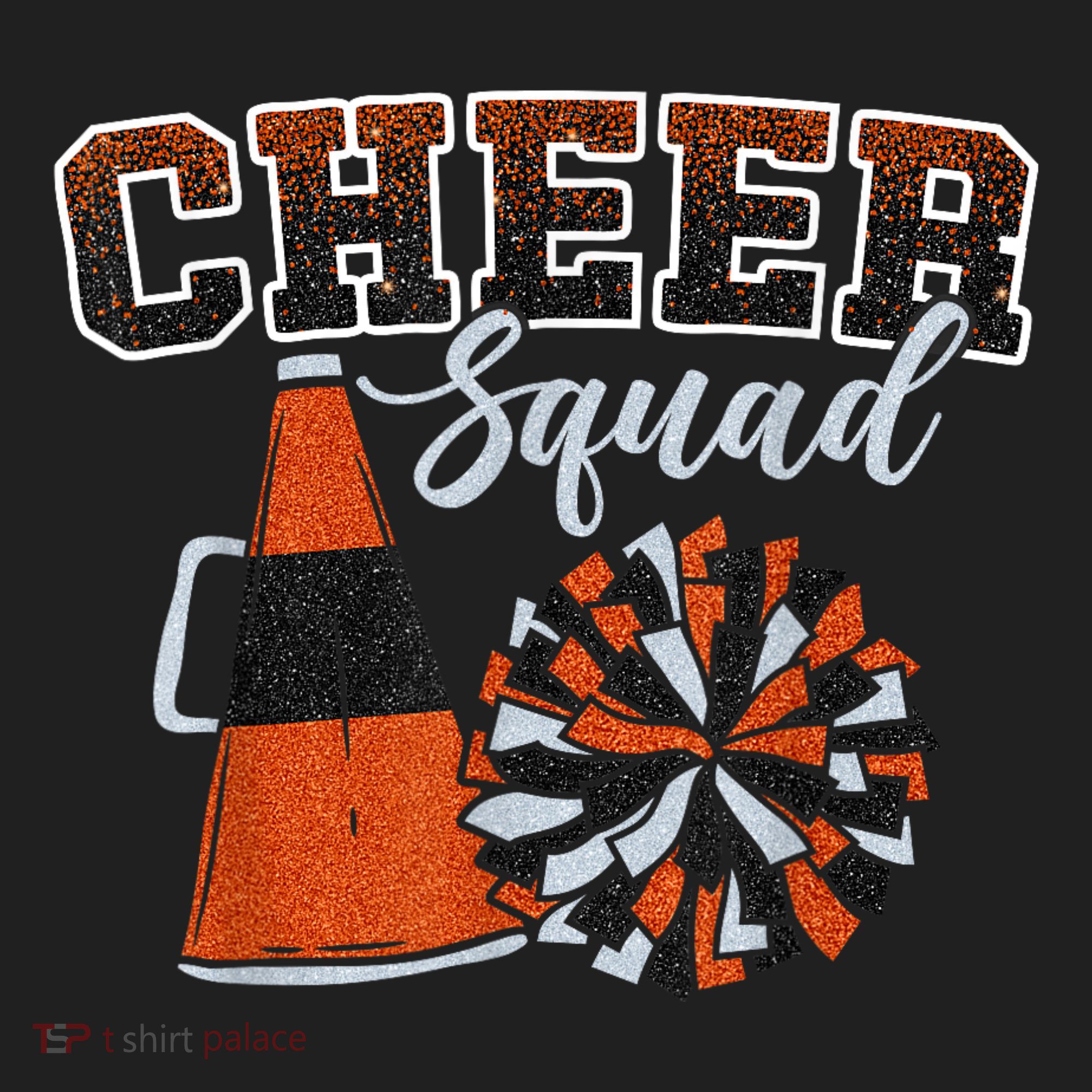 Cheer Squad Funny Cheerleader Cheerleading Orange Beanie