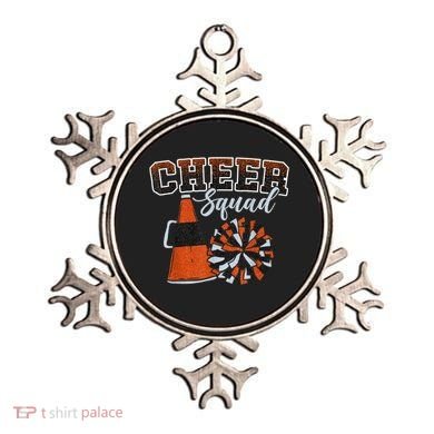 Cheer Squad Funny Cheerleader Cheerleading Orange Ornament