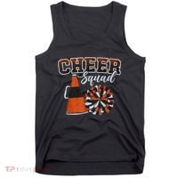 Cheer Squad Funny Cheerleader Cheerleading Orange Tank Top thumb 0