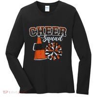 Cheer Squad Funny Cheerleader Cheerleading Orange Women's Long Sleeve Shirt thumb 0