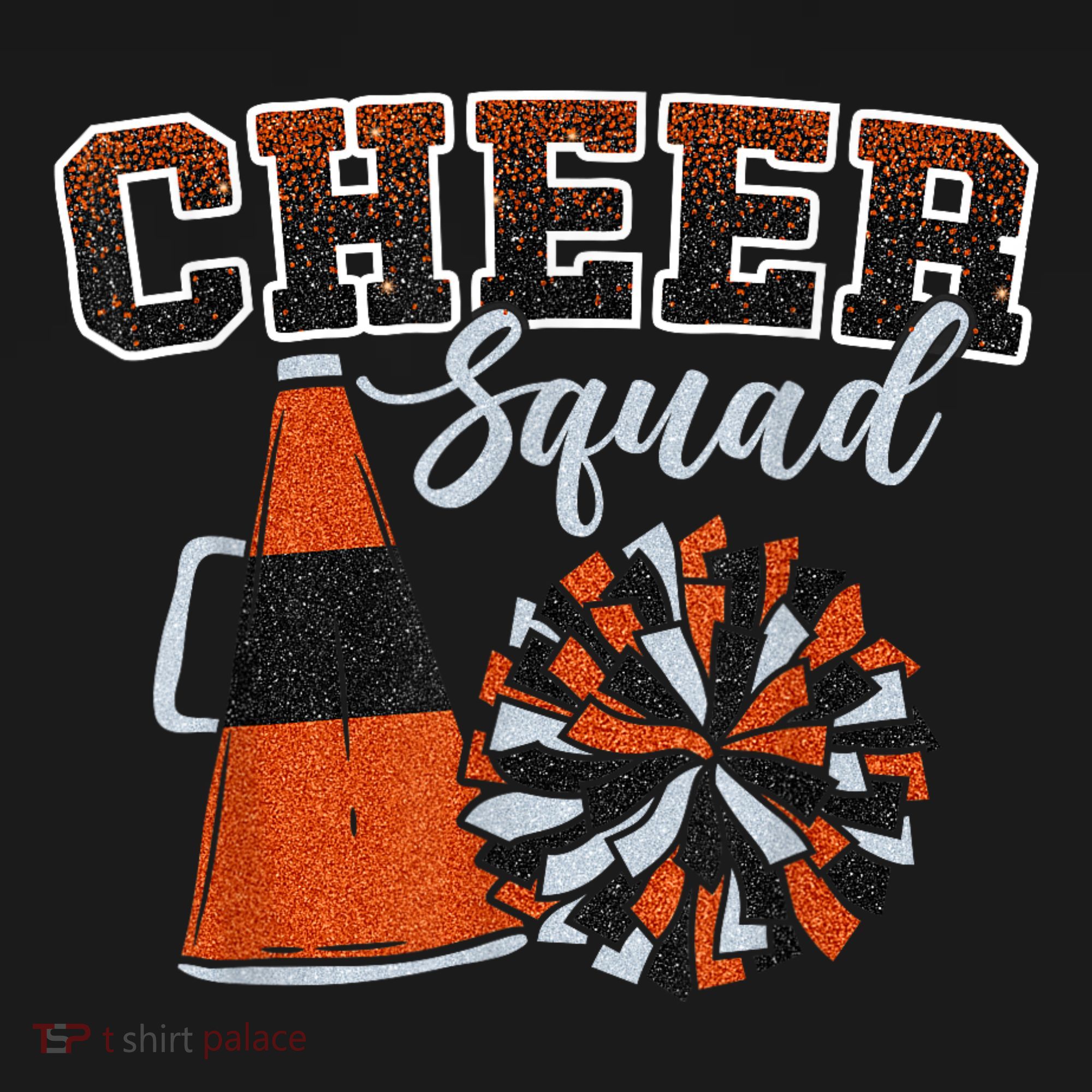 Cheer Squad Funny Cheerleader Cheerleading Orange Kids Hoodie