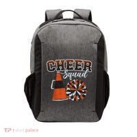 Cheer Squad Funny Cheerleader Cheerleading Orange Vector Backpack thumb 0