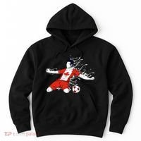 Canada Soccer Fans Jersey Canadian Flag Football Lovers Art Hoodie thumb 0