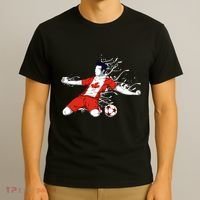 Canada Soccer Fans Jersey Canadian Flag Football Lovers Art T-Shirt thumb 3
