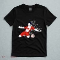 Canada Soccer Fans Jersey Canadian Flag Football Lovers Art T-Shirt thumb 5
