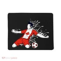 Canada Soccer Fans Jersey Canadian Flag Football Lovers Art Mousepad thumb 0