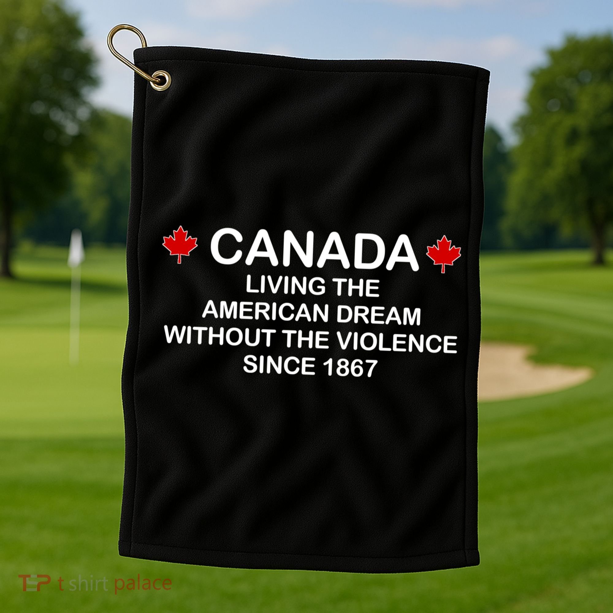Canada Shirt From The Pentaverate. Golf Towel