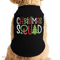 Christmas Squad Funny Xmas Tree Family Matching Pajamas Boy Doggie Tank thumb 0