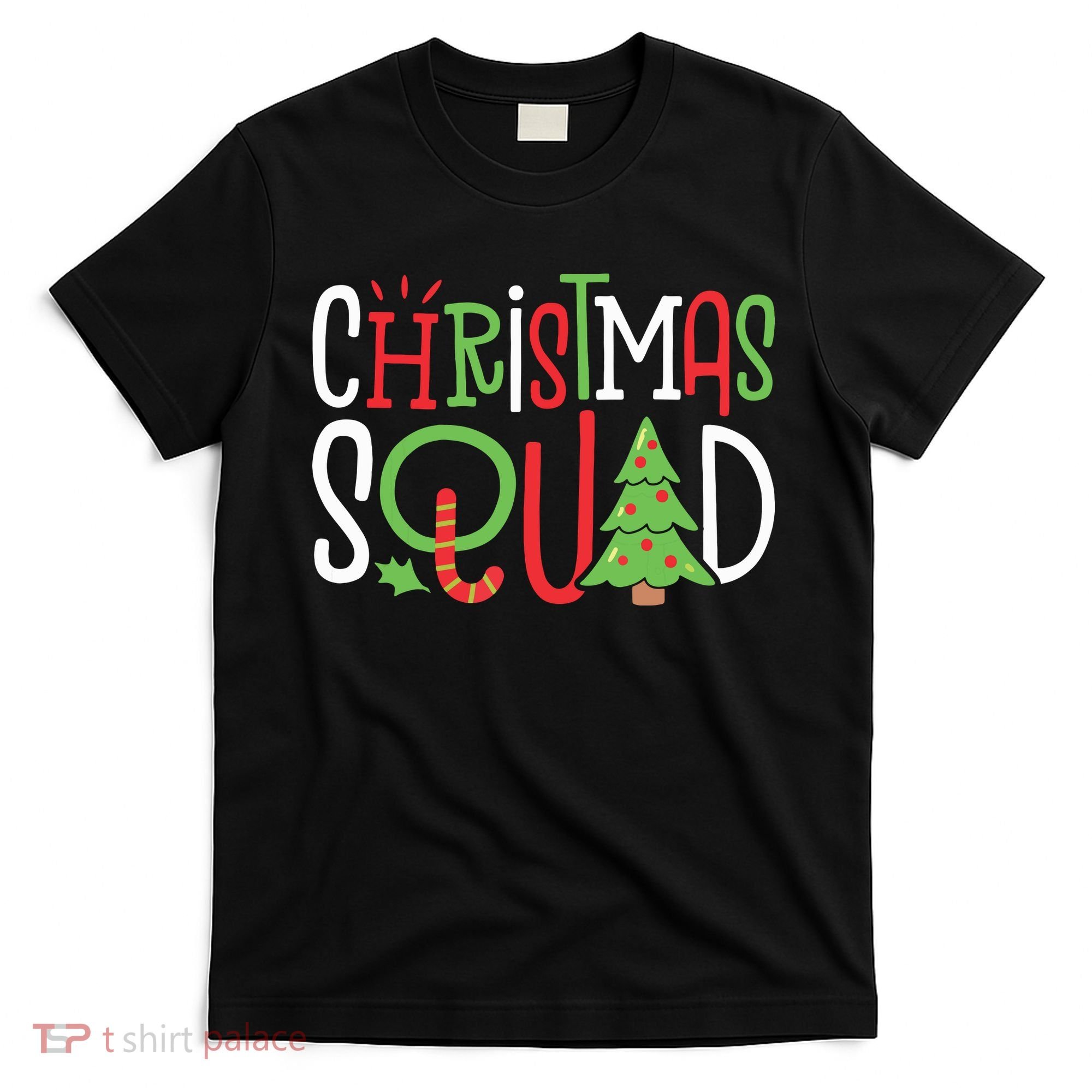 Christmas Squad Funny Xmas Tree Family Matching Pajamas Boy T-Shirt